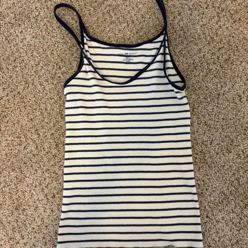 Brandy-melville Women's Navy and Blue Vest - Picture 2 of 8